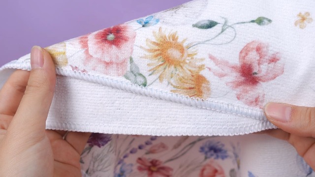 Redbaker 6 Pcs Floral Kitchen Towels Wildflower Print Dish Towels for Kitchen Absorbent Flower Butterfly Hand Decorative Set for Spring Holiday Bathroom Housewarming Gift(Classic Color,Flower)