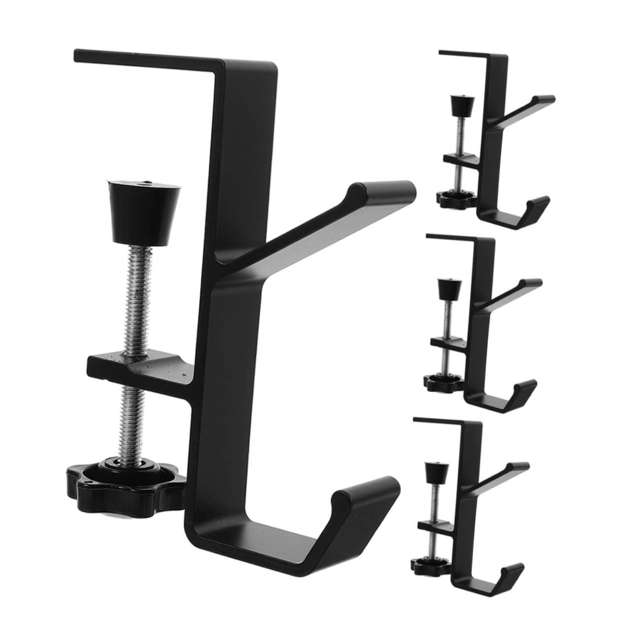 FONDOTIN 4pcs Heavy Duty Garland Hooks Mantel Stocking Hangers No Drill Christmas Stocking Rack for Fireplace Outdoor Doors