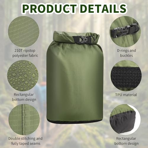 Pimoys 3-Pack Dry Bags