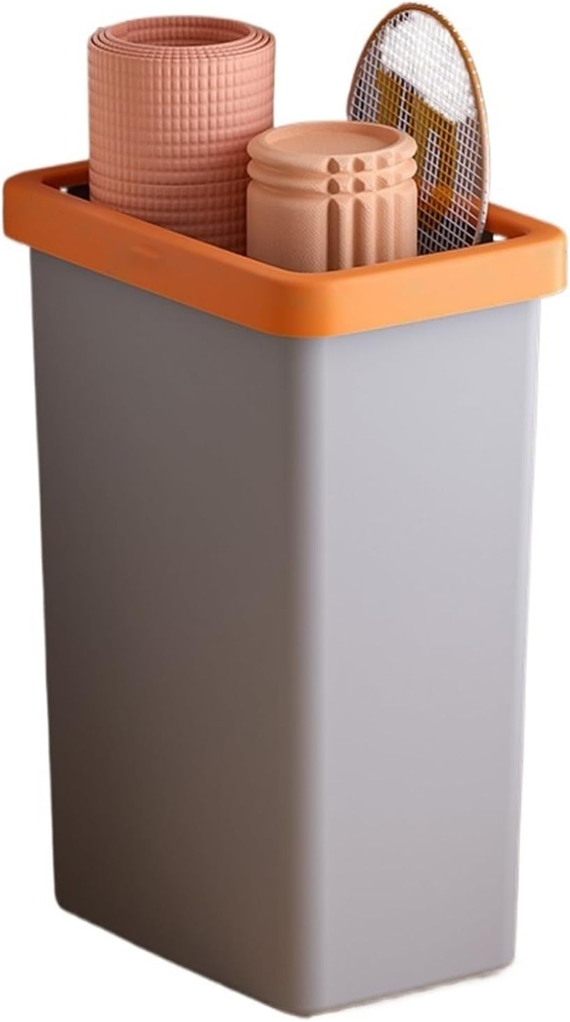 Training Equipment Storage Box, Yoga Mat Storage Rack, Yoga Mat Storage Basket, Space-Saving Small Training Equipment Stand, Yoga Mat Toy Storage Box, Dirty Clothes Storage Box(Gray)