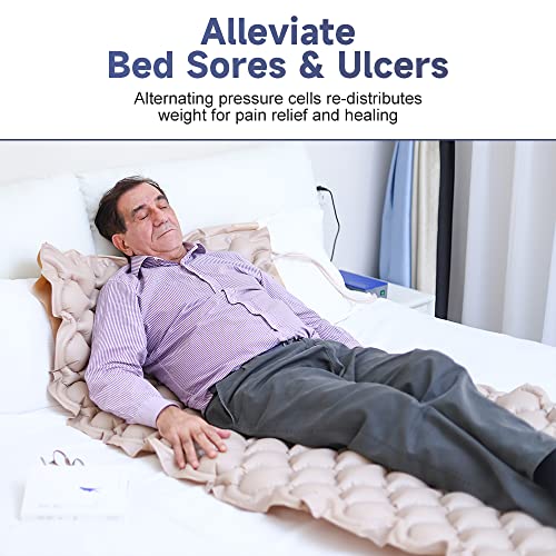 Maidesite Alternating Air Pressure Mattress Pad With Electric Pump System, Soft And Quiet, Medical Grade, Air Mattress For Hospital Bed, Pressure Mattress For Bed Sores-S11A #TOP6