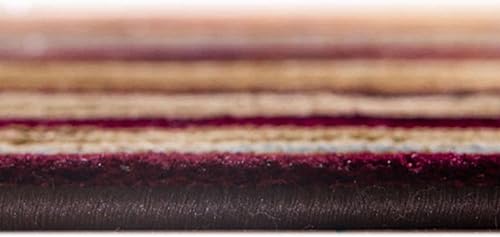 Miniatura 4 de Unique Loom Barista Collection - Alfombra Icatu (octágono de 6 pies 1 pulgada, beigemarrón)