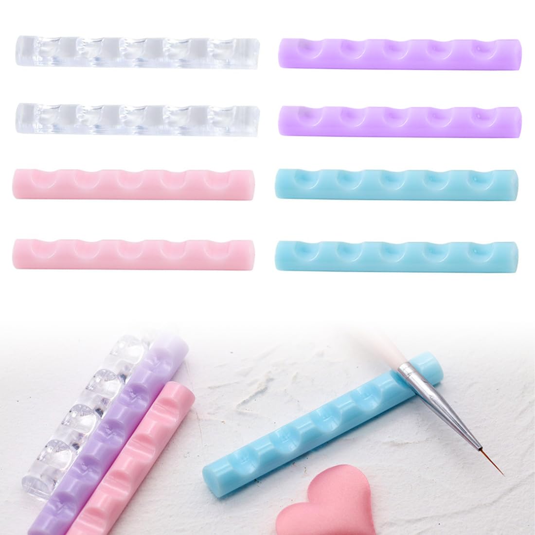 Support de Brosse, Support pour Stylo et Pinceau Nail Art, Porte Pinceau pour Maquillage, Porte Pinceau pour Nail Art, Accessoires pour Nail Art Support de Brosse, Support pour Stylo et Pinceau Nail Art, Porte Pinceau pour Maquillage, Porte Pinceau pour Nail Art, Accessoires pour Nail Art