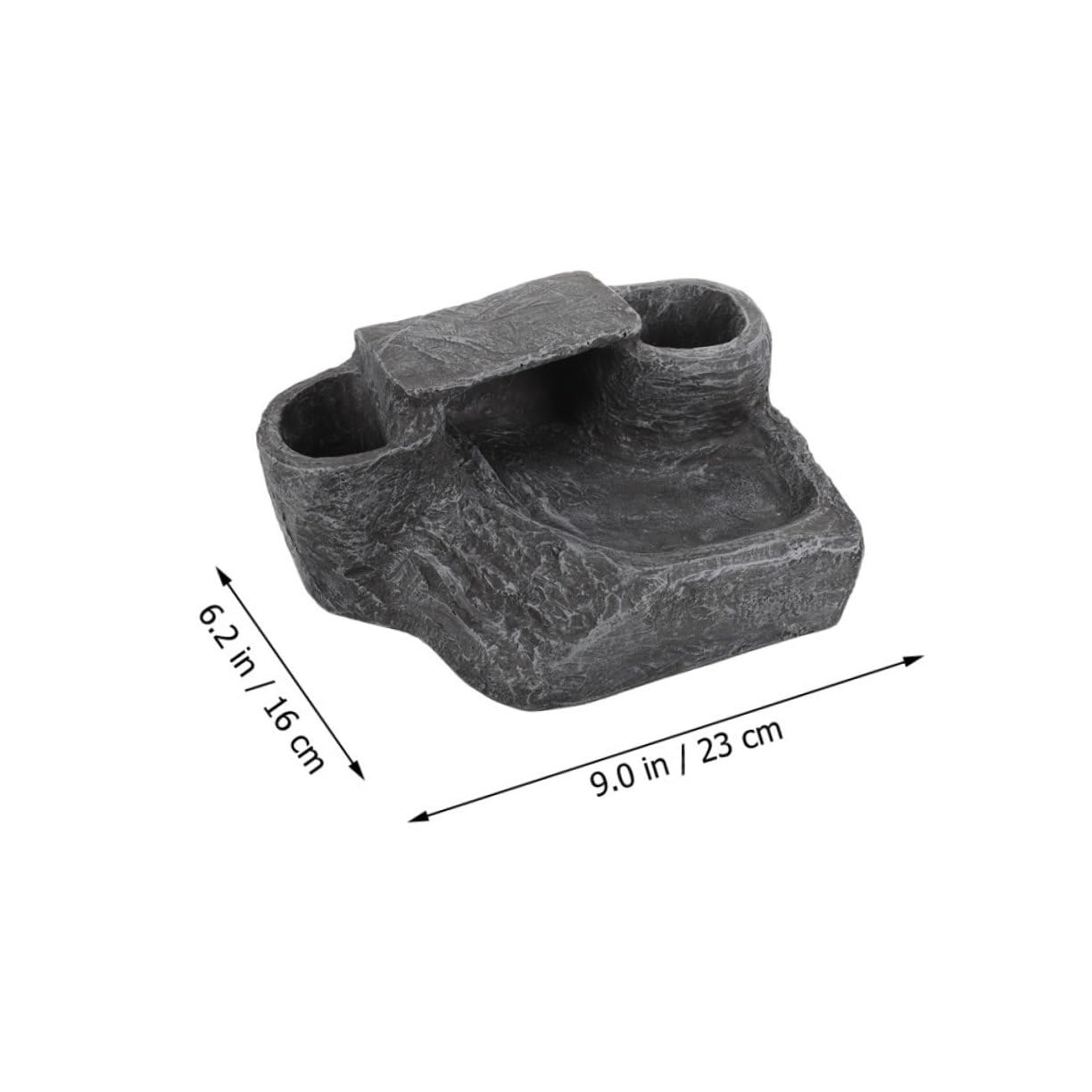 CIYODO Large Turtle Basking Platform Turtle Tank Rocks Reptile Decor Extra Large Reptile Climbing Decor