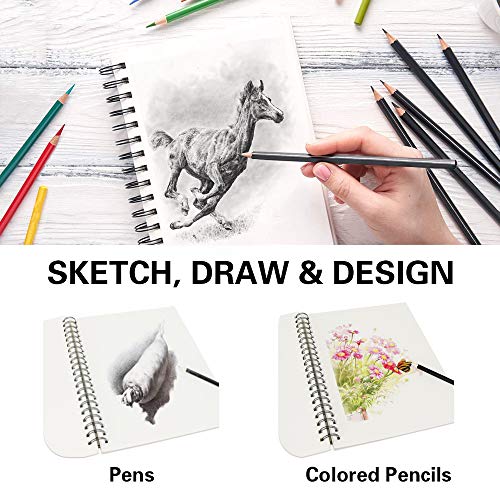 Conda 8.5 Inchx11 Inch Double-Sided Hardbound Sketchbook thumb #5