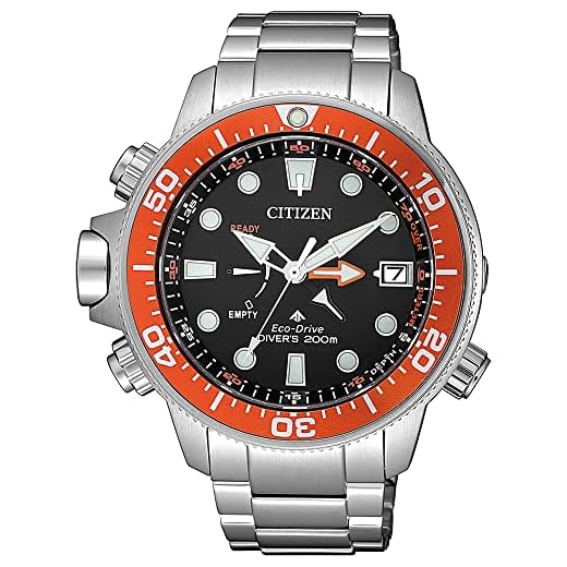 Citizen Herren Analog Eco-Drive Uhr mit Edelstahl Armband BN2039-59E
