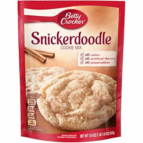 Betty Crocker Cookie Mix Snickerdoodle 17.9 oz (Pack of 4)