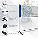 GYMAX Badminton Net, Height Adjustable Tennis Net Set w/Poles, 2 Birdies & Carry Bag, Easy Setup Pickleball Net Sports Net，Portable Volleyball Net for Indoor & Outdoor Game Beach, Backyard (13.8 FT)