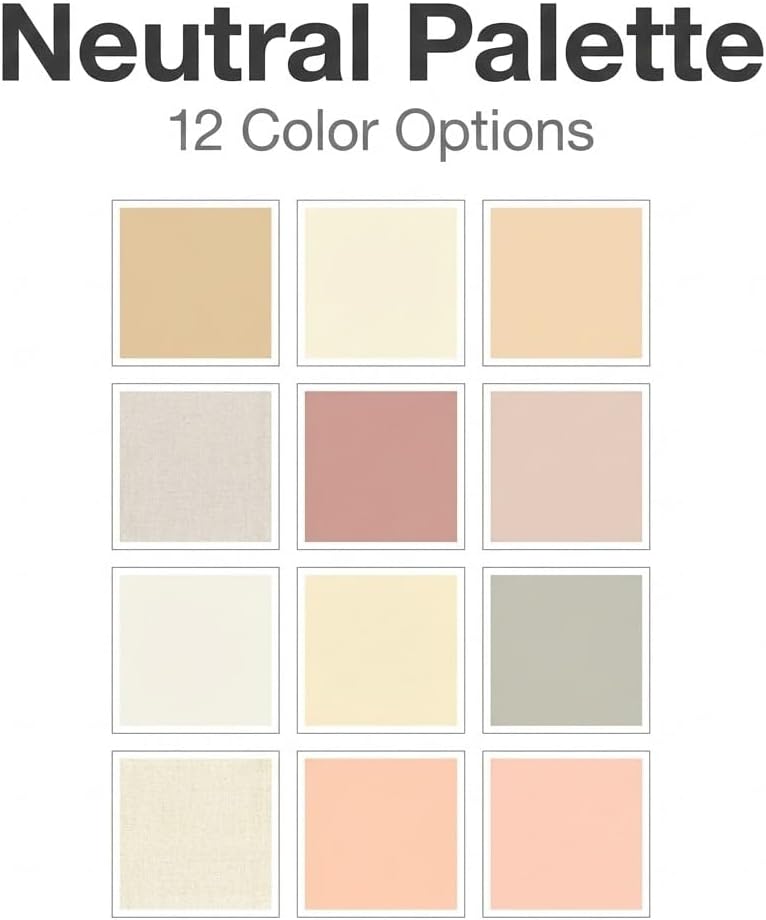 2.5" Fabric Strip Roll - 100% Cotton Quilting Strip (Neutral Palette)