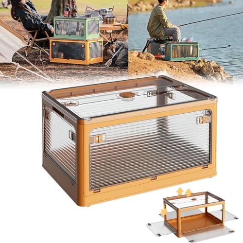 Boîte de rangement extérieure pour coffre de voiture et boîte de camping de 60L