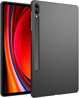 Case for Galaxy Tab S9 Plus (2023) / S8 Plus (2022) / S7 Plus (2022)/ S7 FE (2021), Thin and Soft Tablet Protective Cover for Samsung Galaxy Tab S9+/S8+/S7+/S7FE 12.4 Inch Tablet, Black