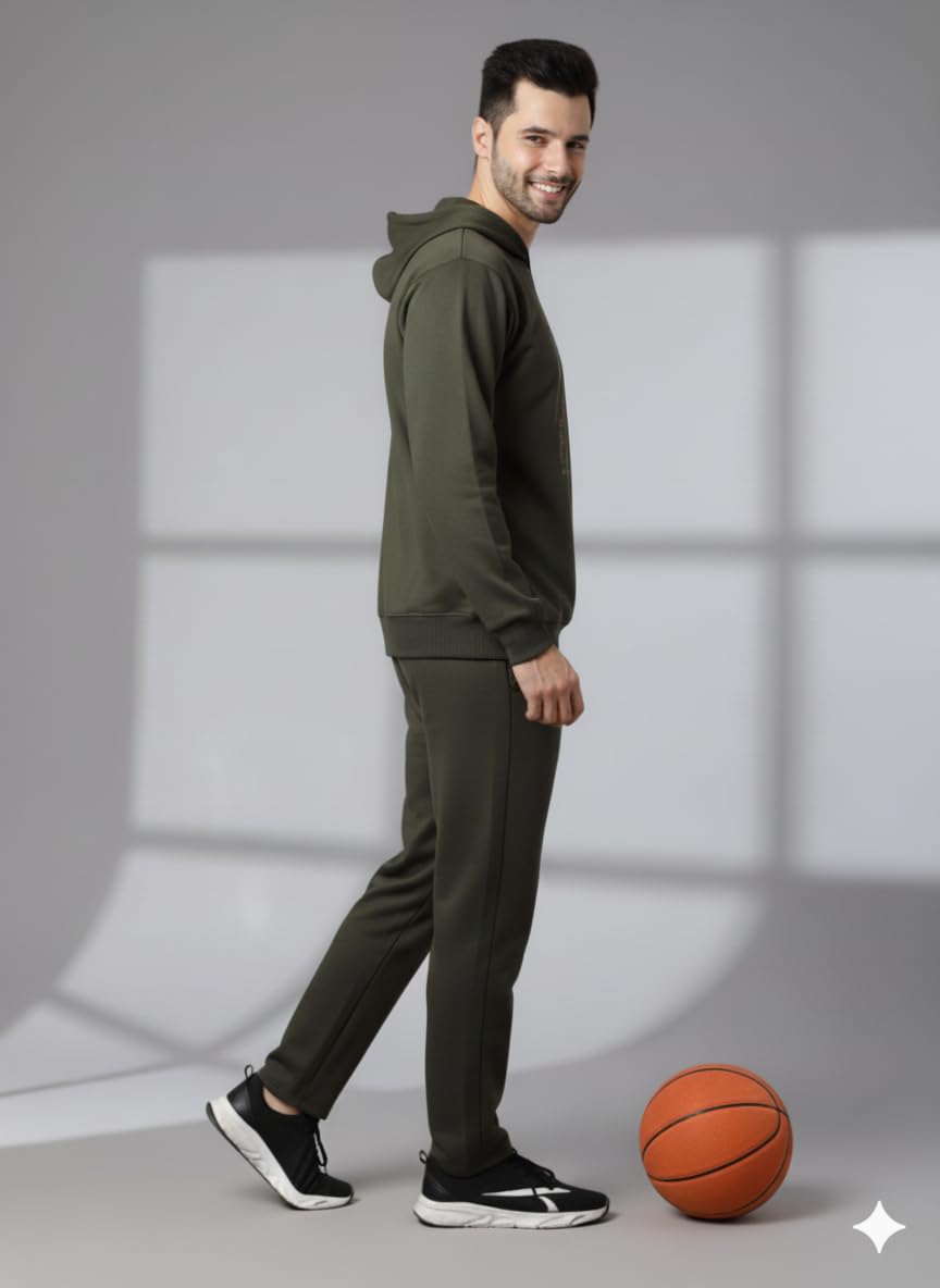 Mack Jonney Graphic Print Track Suit for men | Co-ord Set | Warm Fleece Tracksuit Set | Full Sleeve Hoodie-M4867 1