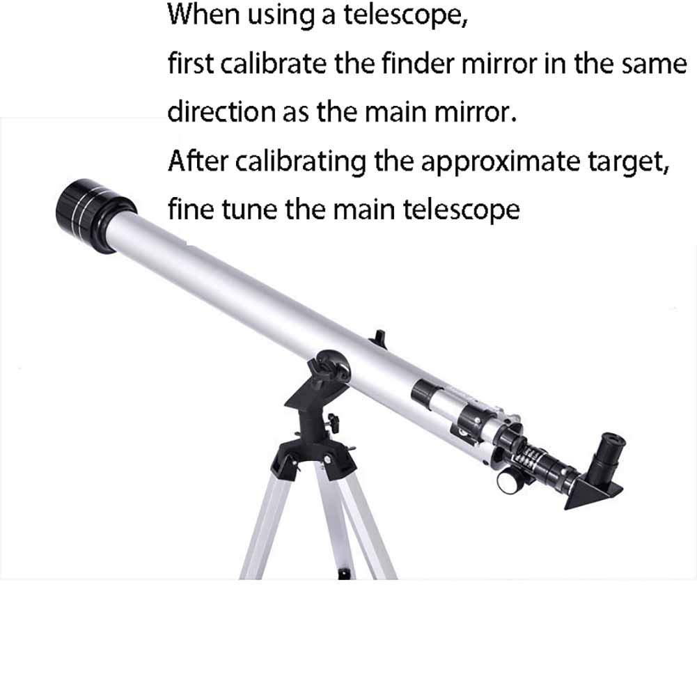 Telescopio astronómico Refractor Espacial con trípode Ajustable, telescopio Espacial monocular al Aire Libre para niños Principiantes y Principiantes en astronomía