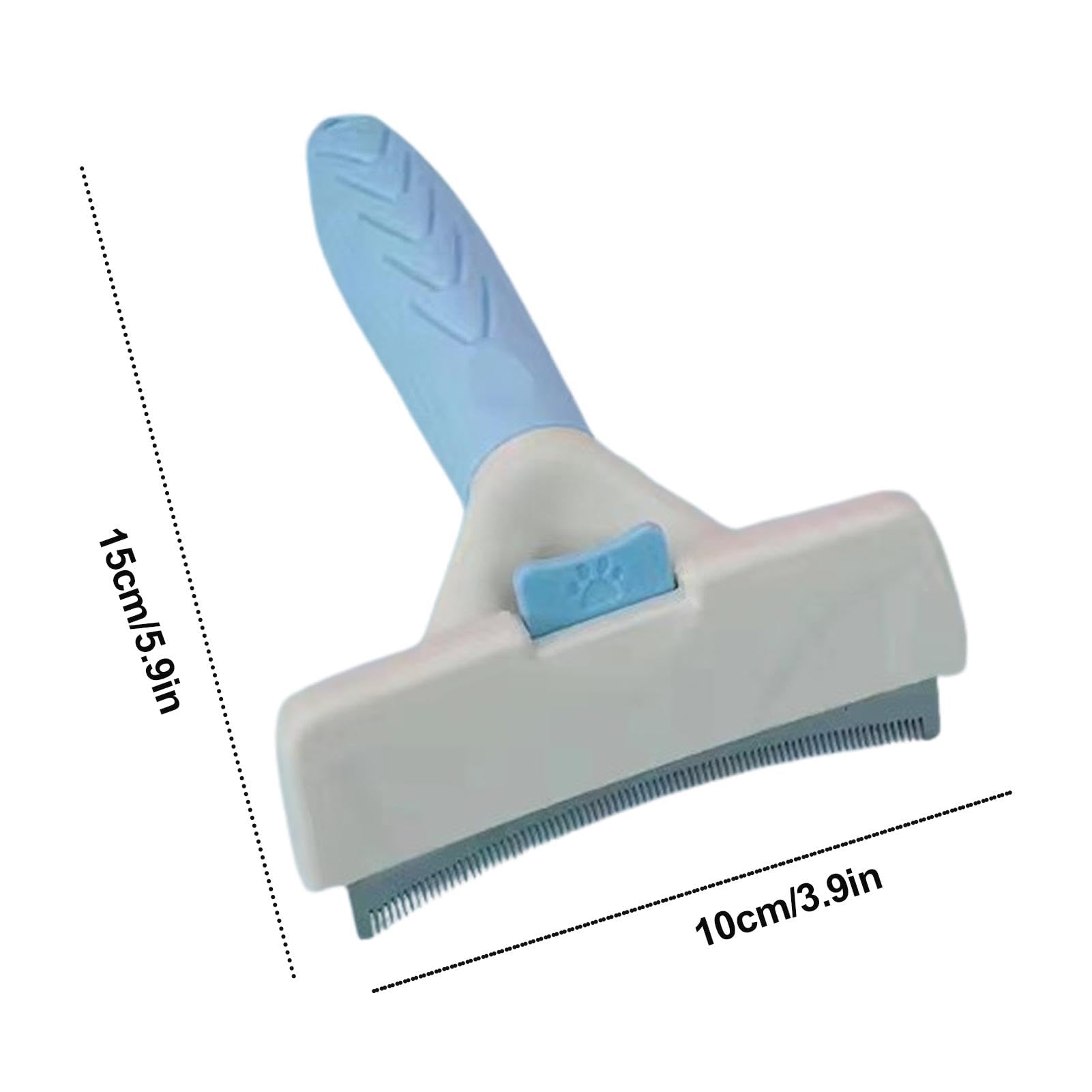 Cepillo deshedder para gatos, cepillo de aseo de acero inoxidable | para perros, agarre cómodo, cepillo eficiente de limpieza de de gato, ergonómico para mascotas, gatos y perros