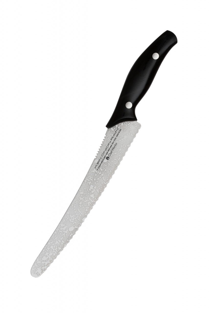 Ken Onion Rain Bread Knife, 9-Inch, Silver