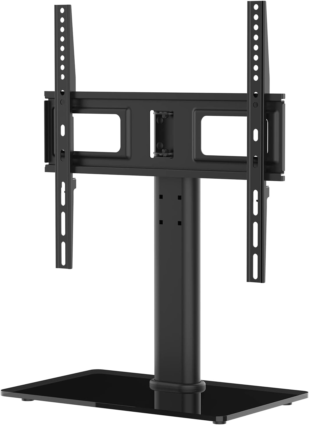 BONTEC Universal Table Top Pedestal TV Stand with Bracket for 26”55