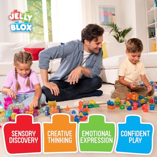 Coffret Amis de la ferme Jeu de construction JELLY BLOX GOLIATH Briques souples et flexibles Dès - vue 7
