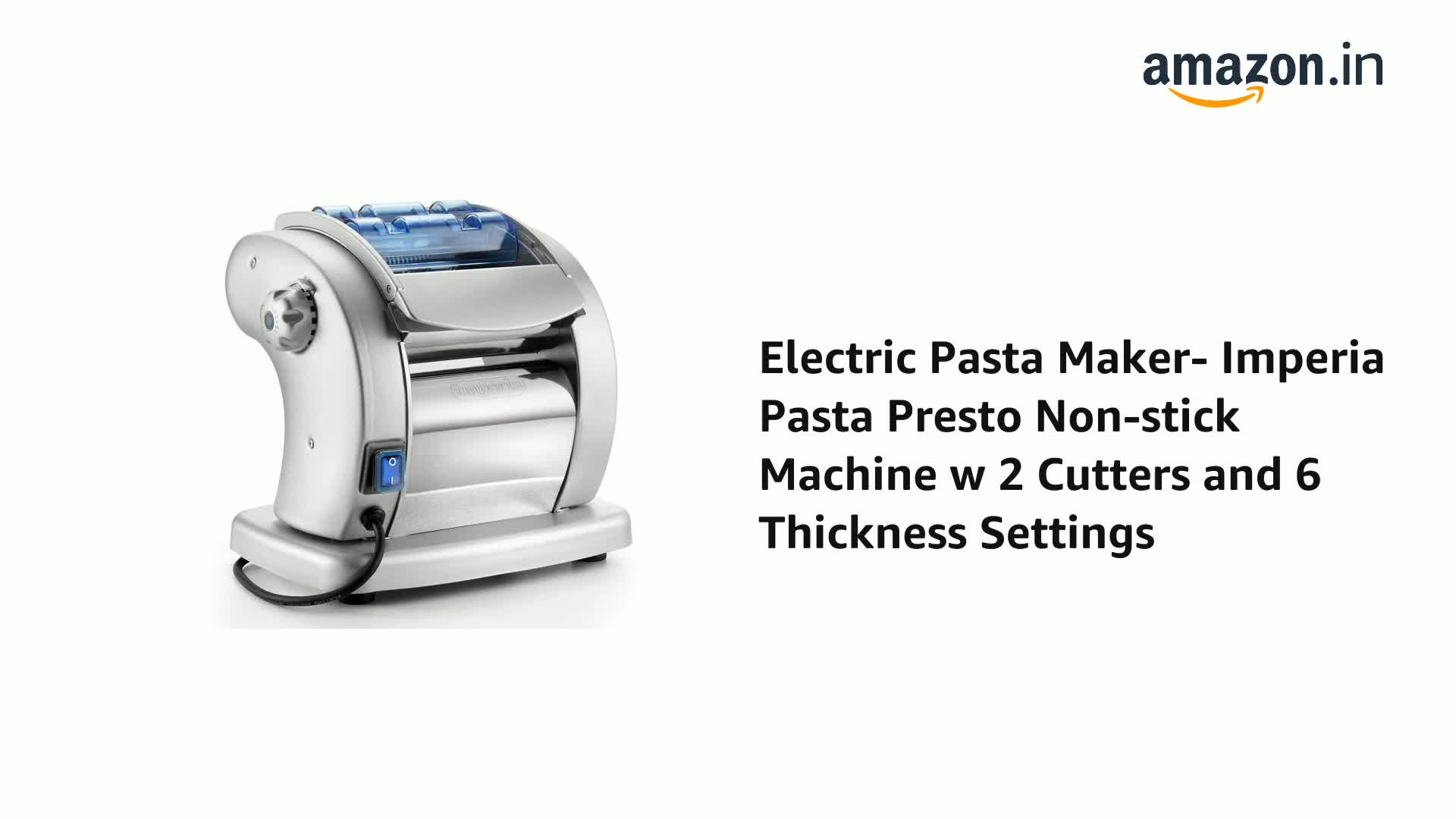 Buy Electric Pasta Maker- Imperia Pasta Presto Non-stick Machine w