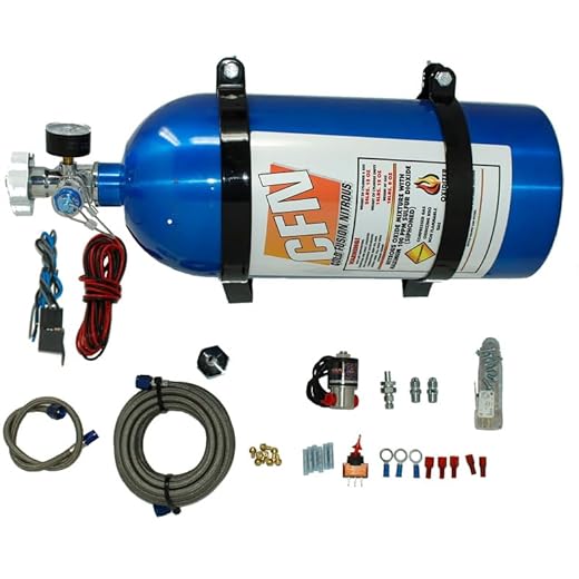 Universal Dry Nitrous Kit | Cold Fusion Nitrous | For Makes/Models 1997 and Newer with 1 Throttle Body | Adjustable up to 125HP | Complete Kit
