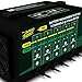Battery Tender 5 Bank Multibank Charger - 20 AMP (4 AMPs Per Bank) - Selectable 12V / 6V - Smart and Switchable 12V Multi Battery Charger and Maintainer for Automotive and Marine - 021-0133-DL-WH