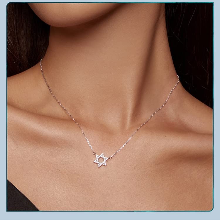 Collier hexagonal argent 925 anti-ternissement fini les bijoux ternes
