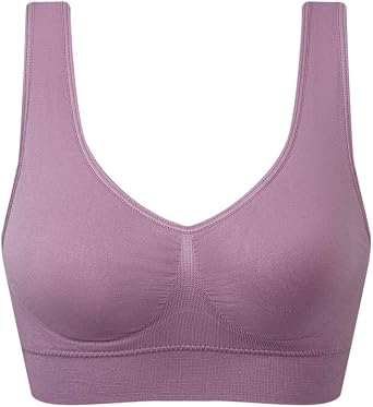 Vermilion Bird Women's 3 Pack Seamless Comfortable Sports Bra with Removable Pads