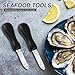 Nonley Oyster Shucking Knife - 8 Pack Professional Oyster Knife for All Kinds of Shells & Oysters, Durable Oyster Shucker Tools for Home & Restaurant Use