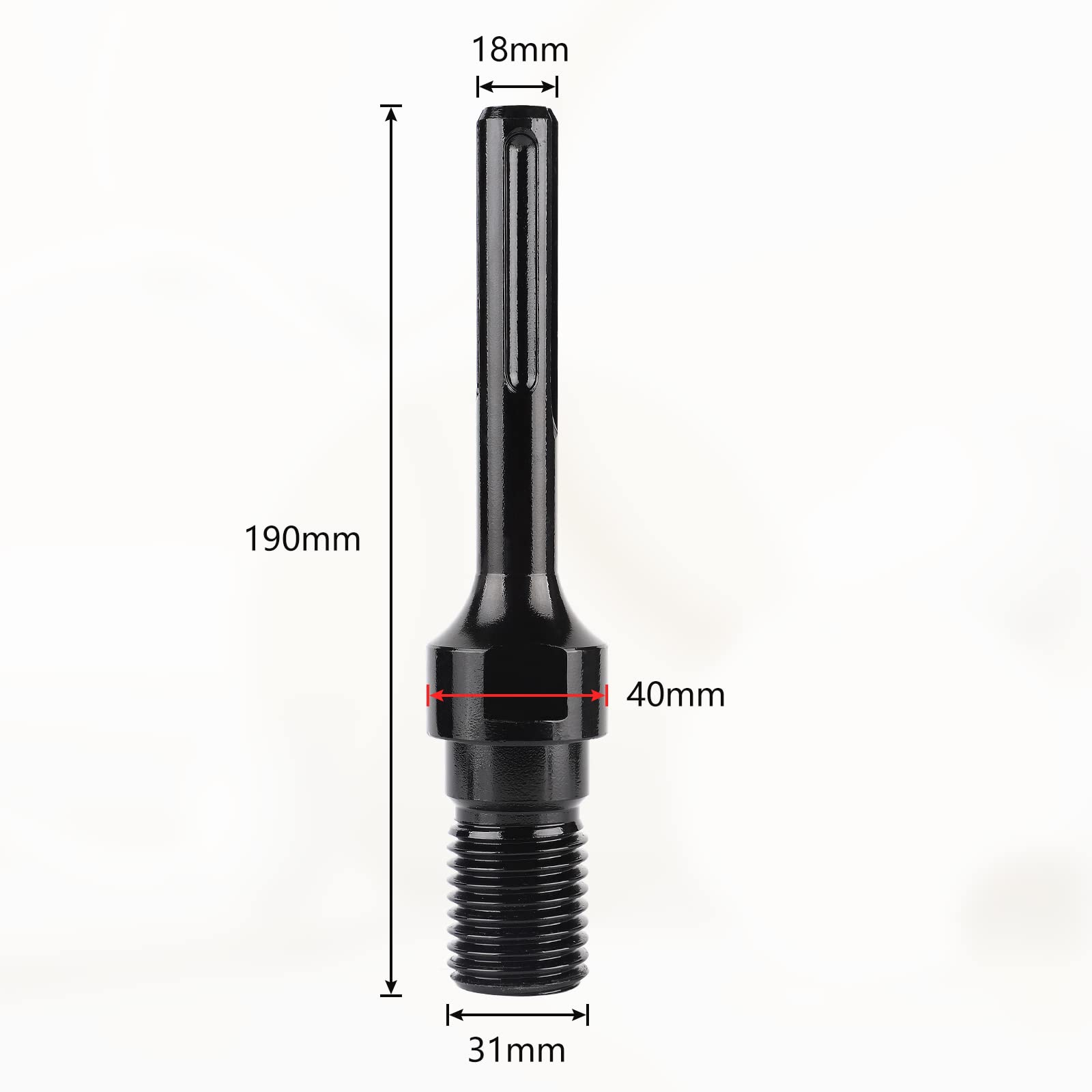 Ct&t Industrie diamantboorkroon, 1¼ UNC, 108 mm, met SDS Plus