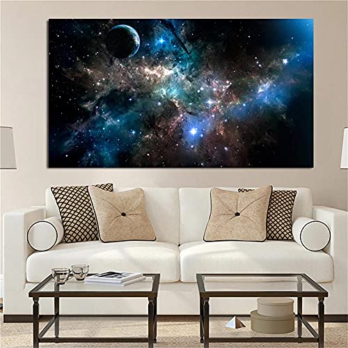 Peinture diamant grand format 60x120 cm galaxie loisir créatif de luxe