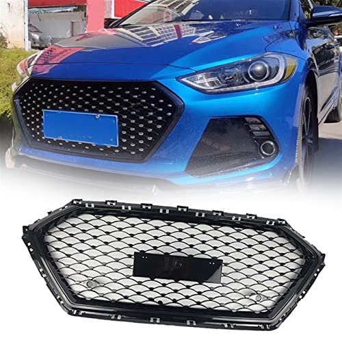 Grille de course calandre pour remplacer pare-chocs avant cassé Hyundai Elantra 16-18