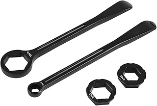 NICECNC Black Tyre Tire Lever Wrench Tool Set Compatible with KTM 125-250SX,250-450SX-F,250-300XC,250-450XC-F,125-300EXC 6DAYS,250-500EXC-F 6DAYS,300XC-W/350XCF-W 6DAYS,See Fitment
