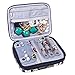 Produktbild Teamoy schmucktasche reise schmuckkästchen für Schmuck Set,wasserdichte Schmuckaufbewahrungen haben viele Tänder von Ringe, Ohrringe, Halskette und mehr,bequem zu tragen für Partys, Blaue und Katze