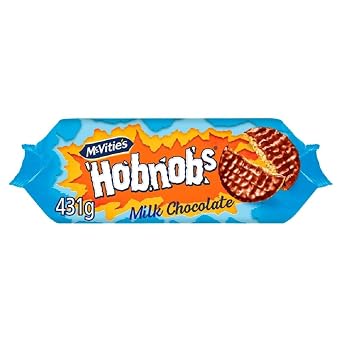 McVities Chocolate Hobnob Jumbo Pack 431g - Pack of 2