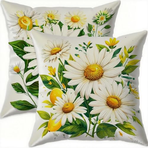 Housse coussin 60x60cm en velours jaune chic et imperméable D551