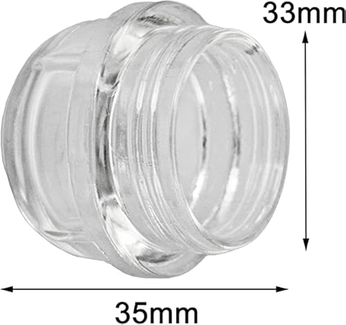 CABLEPELADO Abdeckung für Ofenlampe, Schutz aus Glas, Durchmesser 33 mm x Höhe 35 mm, kompatibel mit Bosch, Belling, Cannon, Caple, Cuisina, Creda, Indesit, Siemens und mehr