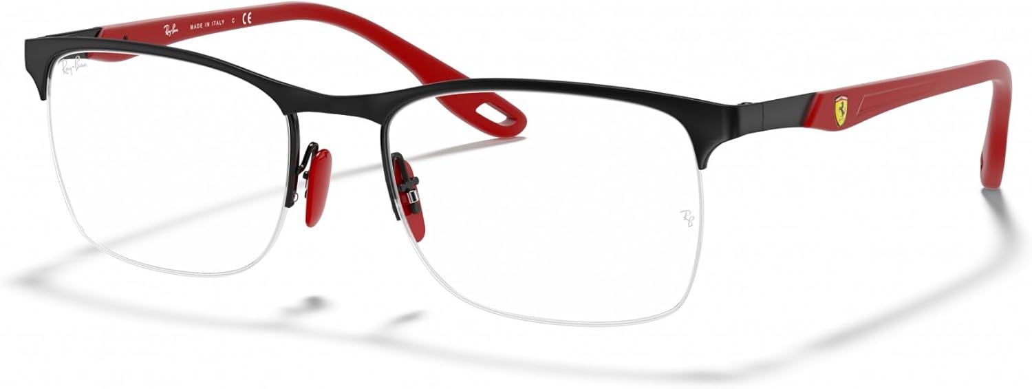 Ray-Ban RX8416m Scuderia Ferrari Collection Square Prescription Eyeglass Frames