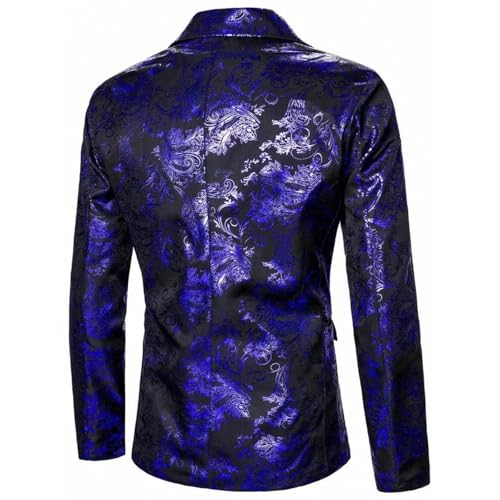 Mens Floral Suit Jackets Paisley Shawl Lapel Suits Blazer Jacket Sports Coat 2025 for Party,Dinner,Prom,Wedding2