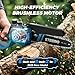 Mini Chainsaw 8” & 6”, 1000W Brushless Cordless Electric Chain Saw for Makita 18V Battery, Handheld Portable Chainsaw for Tree Trimming, Wood Cutting, Pruning (No Battery)