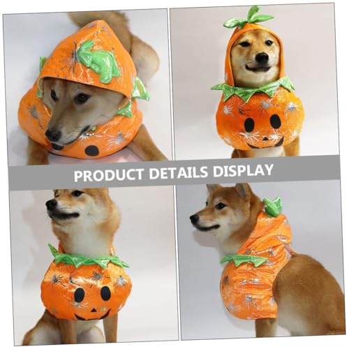 Disfraz Calabaza Halloween para Perro Talla Pequeña miniatura 3