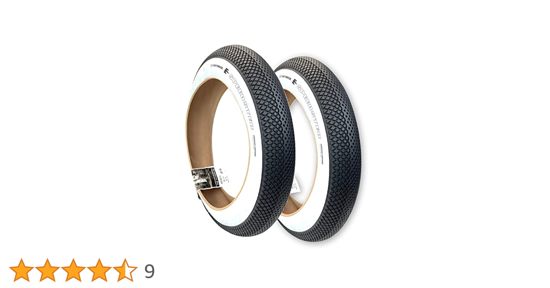 Amazon | Two Vee タイヤ 20x4.0 ホワイト ウォール スピード