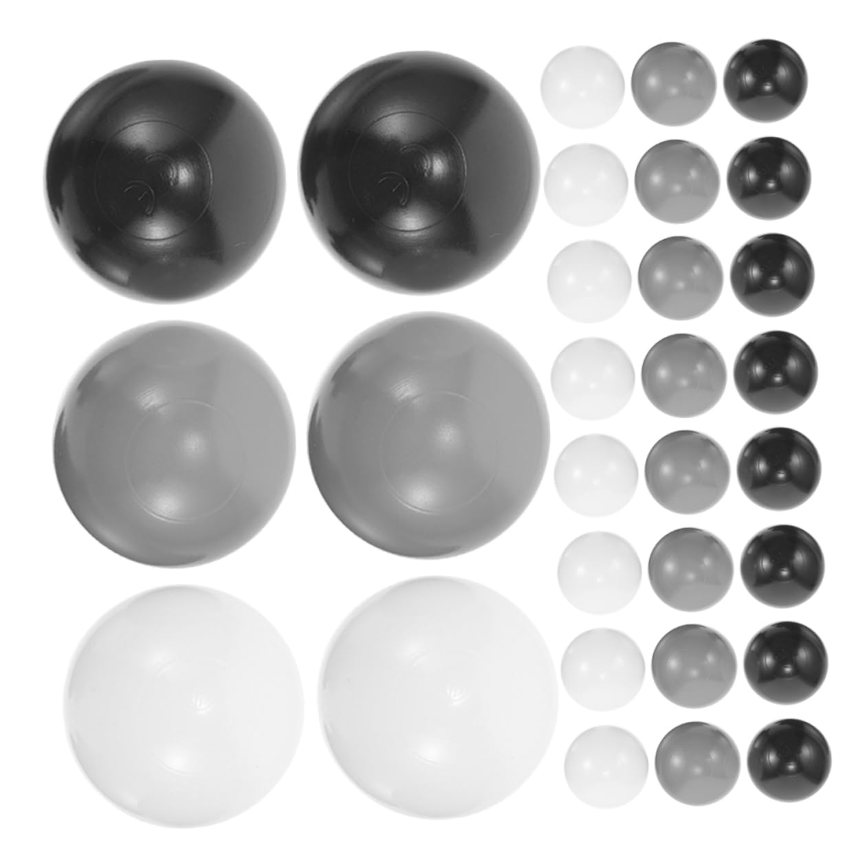 PRETYZOOM 50pcs Ocean Balls for Play Area Lightweight Plastic Balls for Pool Parties Fun Decorations and Games Party Props
