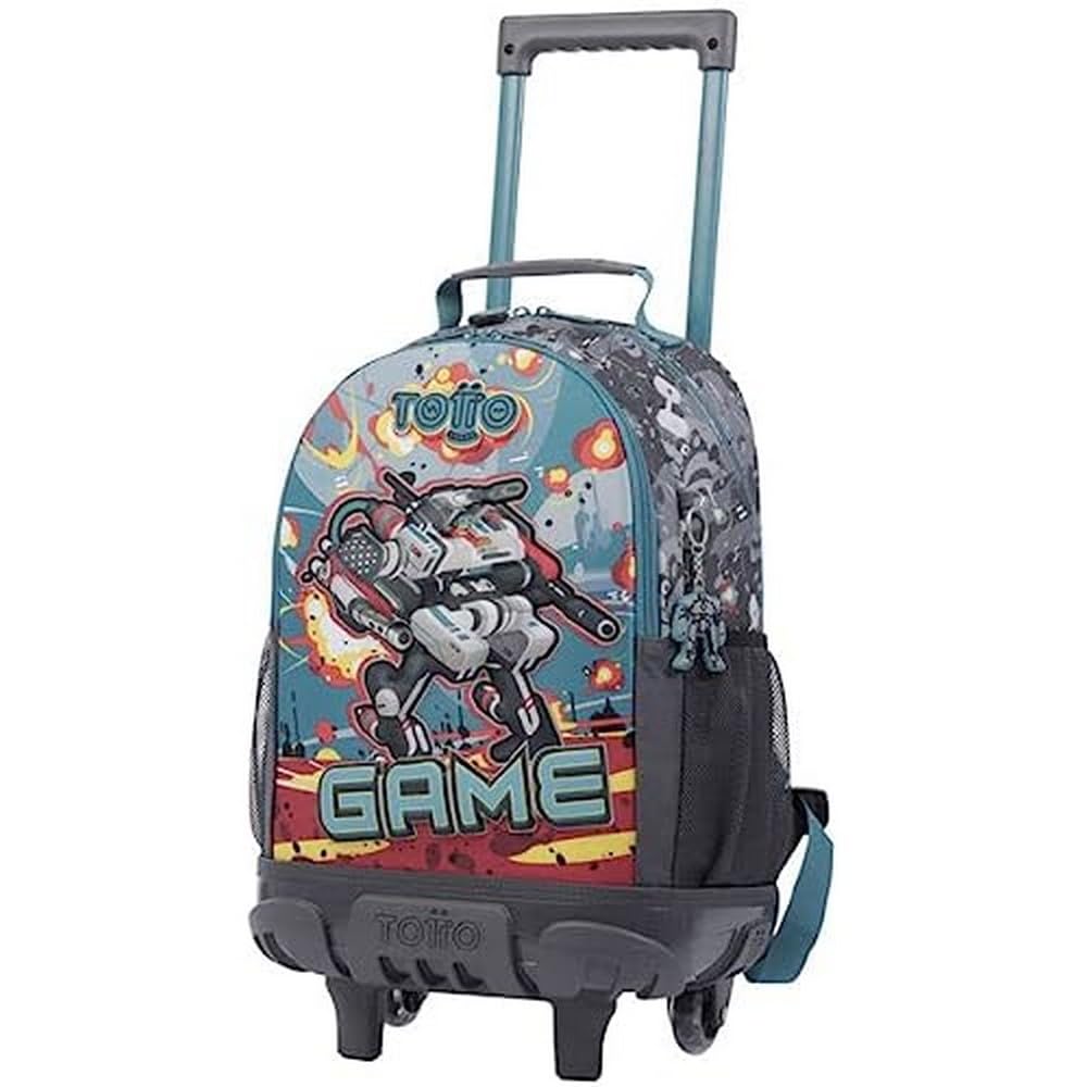 TOTTO Mochila Escolar con Ruedas Mediana - Infinity TAMAÑO PEQUEÑO