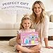 Dreamon Magnetic Dress Up Dolls for Girls, 42PCS Princess Mermaid Fairy Ballerina Papper Dolls Dress Up Games Kit, Travel Game Airplane Activities Toys Birthday Gifts for Toddler Girls Ages 3 4 5 6 7