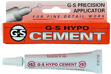 Jeweltool McGuinness Hypo Cement in Original GS Packing, Pack of 1