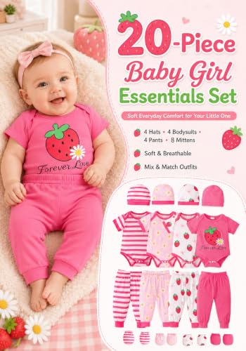 Image of Baby Boy Girl Clothes Preemie Newborn Must Have Infant Essentials Outfits 20 Piece Clothing 0-18 Months