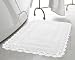 Laura Ashley Crochet Coton 24 x 40 – Tapis de Bain, Blanc, Blanc, 17x24 inch