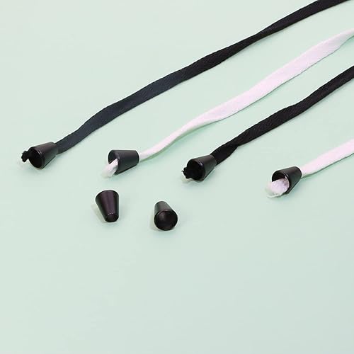 Miniatura 6 de 50 piezas de cuerda de aleación de metal con forma de campana de cuerda de bloqueo de cuerda de bloqueo de cuerda de un solo agujero para cordón