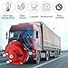 60db Super Loud Train Horns, Red & Black Electric Snail Dual Horn 12v 4A Waterproof Air Horns Replacement Kit for Car Motorcycle Truck Bike Boat