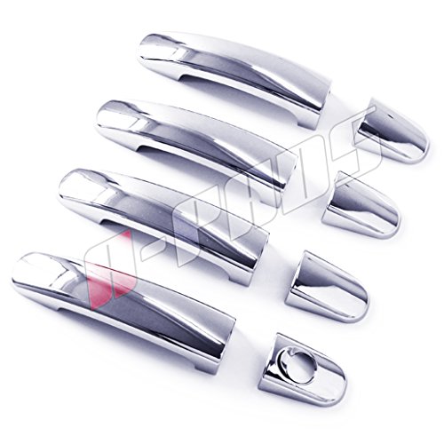 A-Pads 4 Chrome Door Handle Covers For Ford Escape 2013-2017 & Focus 2012-2016 - Without Passenger Keyhole #TOP5