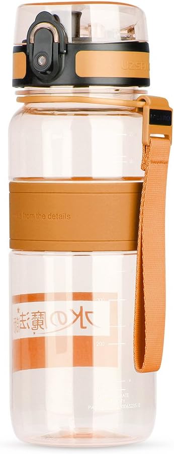 WATERFLY Sports Water Bottle 500ml/650ml/1000ml Leak Proof w/One Click Open BPA Free & Eco-Friendly Tritan Water Bottle for Hiking Camping Travelling Cycling …